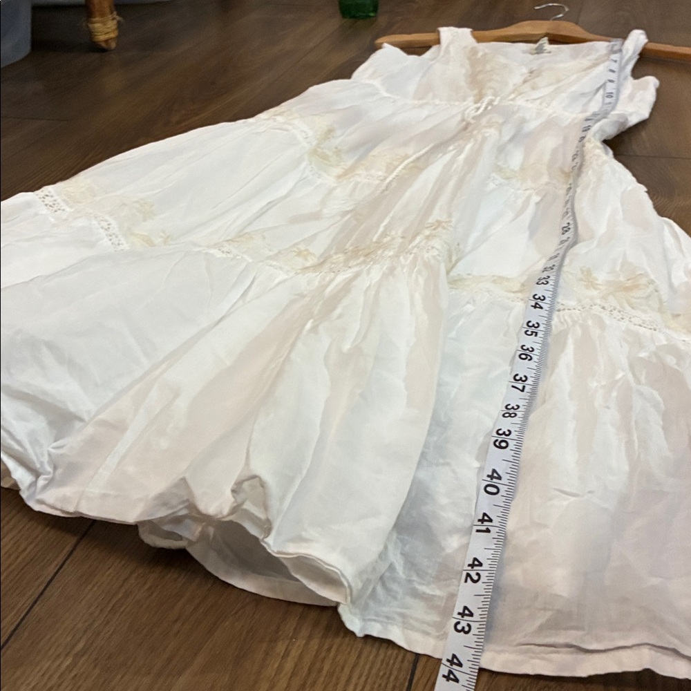 Joie Cream Maxi Dress with Tassel Tie - Picture 7 of 12